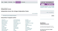 Desktop Screenshot of heilpraktiker.gesundheitkompakt.de