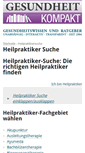 Mobile Screenshot of heilpraktiker.gesundheitkompakt.de
